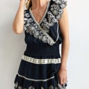 Anthropologie top and skirt